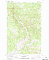 Bowen Lake Montana Historical topographic map, 1:24000 scale, 7.5 X 7.5 Minute, Year 1963