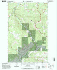 Bowen Lake Montana Historical topographic map, 1:24000 scale, 7.5 X 7.5 Minute, Year 1997