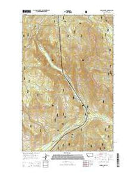 Bowen Lake Montana Current topographic map, 1:24000 scale, 7.5 X 7.5 Minute, Year 2014