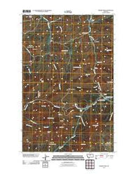 Bowery Peak Montana Historical topographic map, 1:24000 scale, 7.5 X 7.5 Minute, Year 2011