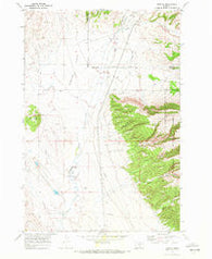 Bowler Montana Historical topographic map, 1:24000 scale, 7.5 X 7.5 Minute, Year 1969