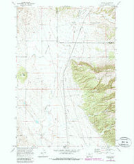Bowler Montana Historical topographic map, 1:24000 scale, 7.5 X 7.5 Minute, Year 1969