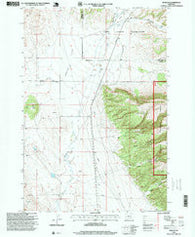 Bowler Montana Historical topographic map, 1:24000 scale, 7.5 X 7.5 Minute, Year 1996