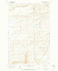 Bowmans Corners NE Montana Historical topographic map, 1:24000 scale, 7.5 X 7.5 Minute, Year 1963