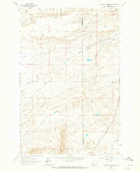 Bowmans Corners NE Montana Historical topographic map, 1:24000 scale, 7.5 X 7.5 Minute, Year 1963