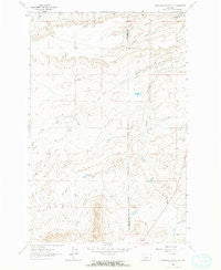 Bowmans Corners NE Montana Historical topographic map, 1:24000 scale, 7.5 X 7.5 Minute, Year 1963