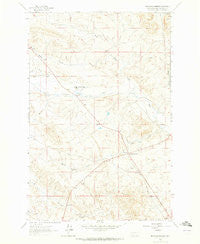 Bowmans Corners Montana Historical topographic map, 1:24000 scale, 7.5 X 7.5 Minute, Year 1962