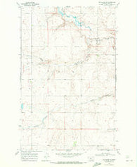 Box Elder NW Montana Historical topographic map, 1:24000 scale, 7.5 X 7.5 Minute, Year 1969