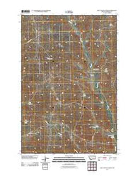 Box Canyon Coulee Montana Historical topographic map, 1:24000 scale, 7.5 X 7.5 Minute, Year 2011