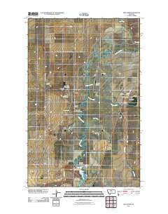 Box Elder Montana Historical topographic map, 1:24000 scale, 7.5 X 7.5 Minute, Year 2011