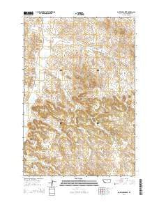 Box Elder Creek Montana Current topographic map, 1:24000 scale, 7.5 X 7.5 Minute, Year 2014