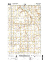 Box Elder NW Montana Current topographic map, 1:24000 scale, 7.5 X 7.5 Minute, Year 2014