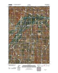 Boyd Montana Historical topographic map, 1:24000 scale, 7.5 X 7.5 Minute, Year 2011