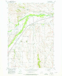 Boyd Montana Historical topographic map, 1:24000 scale, 7.5 X 7.5 Minute, Year 1956