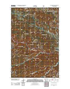 Boyd Mountain Montana Historical topographic map, 1:24000 scale, 7.5 X 7.5 Minute, Year 2011