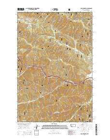 Boyd Mountain Montana Current topographic map, 1:24000 scale, 7.5 X 7.5 Minute, Year 2014