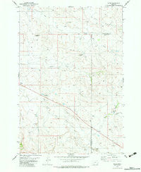 Boyes Montana Historical topographic map, 1:24000 scale, 7.5 X 7.5 Minute, Year 1982