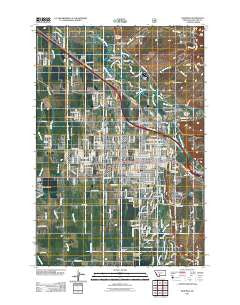 Bozeman Montana Historical topographic map, 1:24000 scale, 7.5 X 7.5 Minute, Year 2011
