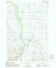 Bozeman Hot Springs Montana Historical topographic map, 1:24000 scale, 7.5 X 7.5 Minute, Year 1987