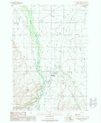 Bozeman Hot Springs Montana Historical topographic map, 1:24000 scale, 7.5 X 7.5 Minute, Year 1987