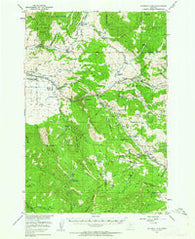 Bozeman Pass Montana Historical topographic map, 1:62500 scale, 15 X 15 Minute, Year 1951