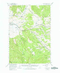 Bozeman Pass Montana Historical topographic map, 1:62500 scale, 15 X 15 Minute, Year 1951