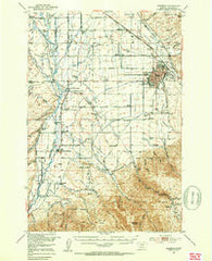 Bozeman Montana Historical topographic map, 1:62500 scale, 15 X 15 Minute, Year 1953