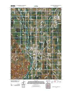Bozeman Hot Springs Montana Historical topographic map, 1:24000 scale, 7.5 X 7.5 Minute, Year 2011