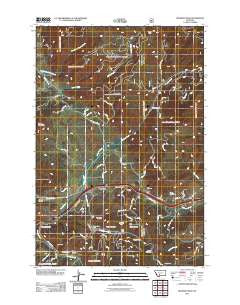 Bozeman Pass Montana Historical topographic map, 1:24000 scale, 7.5 X 7.5 Minute, Year 2011