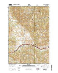 Bozeman Pass Montana Current topographic map, 1:24000 scale, 7.5 X 7.5 Minute, Year 2014