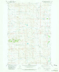 Bracket Butte SE Montana Historical topographic map, 1:24000 scale, 7.5 X 7.5 Minute, Year 1981