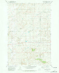 Bracket Butte Montana Historical topographic map, 1:24000 scale, 7.5 X 7.5 Minute, Year 1981
