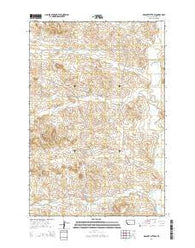 Bracket Butte SE Montana Current topographic map, 1:24000 scale, 7.5 X 7.5 Minute, Year 2014