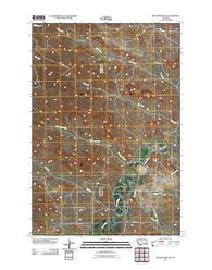 Brandenberg NW Montana Historical topographic map, 1:24000 scale, 7.5 X 7.5 Minute, Year 2011