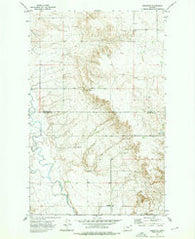 Bredette Montana Historical topographic map, 1:24000 scale, 7.5 X 7.5 Minute, Year 1973