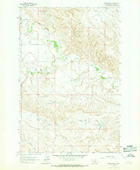 Breed Spring Montana Historical topographic map, 1:24000 scale, 7.5 X 7.5 Minute, Year 1963