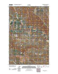 Breed Spring Montana Historical topographic map, 1:24000 scale, 7.5 X 7.5 Minute, Year 2011