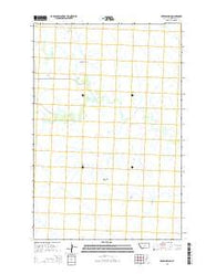Breed Spring Montana Current topographic map, 1:24000 scale, 7.5 X 7.5 Minute, Year 2014