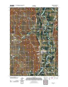 Bridger Montana Historical topographic map, 1:24000 scale, 7.5 X 7.5 Minute, Year 2011