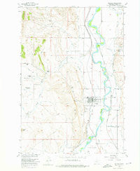 Bridger Montana Historical topographic map, 1:24000 scale, 7.5 X 7.5 Minute, Year 1956