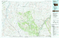 Bridger Montana Historical topographic map, 1:100000 scale, 30 X 60 Minute, Year 1989