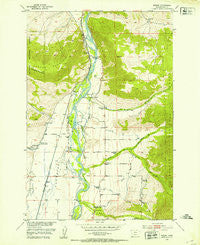 Brisbin Montana Historical topographic map, 1:24000 scale, 7.5 X 7.5 Minute, Year 1951