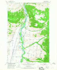 Brisbin Montana Historical topographic map, 1:24000 scale, 7.5 X 7.5 Minute, Year 1951