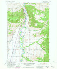 Brisbin Montana Historical topographic map, 1:24000 scale, 7.5 X 7.5 Minute, Year 1951