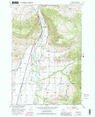 Brisbin Montana Historical topographic map, 1:24000 scale, 7.5 X 7.5 Minute, Year 1951