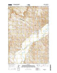 Broadus Montana Current topographic map, 1:24000 scale, 7.5 X 7.5 Minute, Year 2014