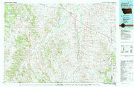 Broadus Montana Historical topographic map, 1:100000 scale, 30 X 60 Minute, Year 1980