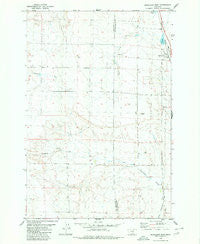 Broadview West Montana Historical topographic map, 1:24000 scale, 7.5 X 7.5 Minute, Year 1980