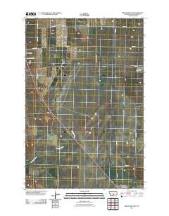 Broadview East Montana Historical topographic map, 1:24000 scale, 7.5 X 7.5 Minute, Year 2011