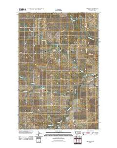 Brockway Montana Historical topographic map, 1:24000 scale, 7.5 X 7.5 Minute, Year 2011
